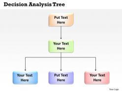 Decision Analysis Tree Powerpoint Slides Presentation Diagrams Templates