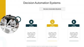 Decision Automation Systems In Powerpoint And Google Slides Cpb