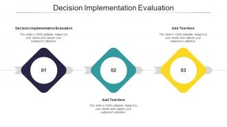 Decision Implementation Evaluation In Powerpoint And Google Slides Cpb