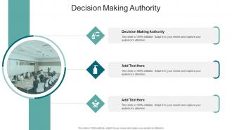Decision Making Authority In Powerpoint And Google Slides Cpb