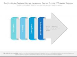 Decision making business diagram management strategy concept ppt sample download