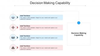 Decision Making Capability In Powerpoint And Google Slides Cpb