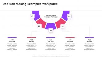 Decision Making Examples Workplace In Powerpoint And Google Slides Cpb