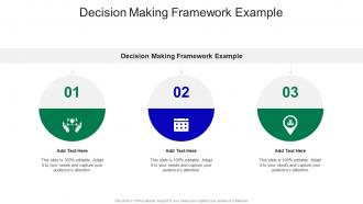 Decision Making Framework Example In Powerpoint And Google Slides Cpb