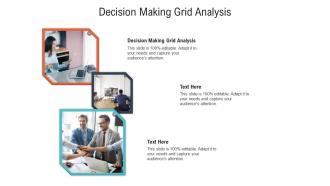 Decision making grid analysis ppt powerpoint presentation styles template cpb