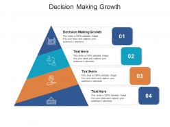 Decision making growth ppt powerpoint presentation layouts example cpb