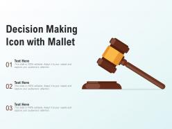 Decision Making Icon With Mallet