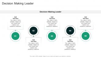 Decision Making Leader In Powerpoint And Google Slides Cpb