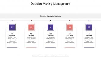 Decision Making Management In Powerpoint And Google Slides Cpb