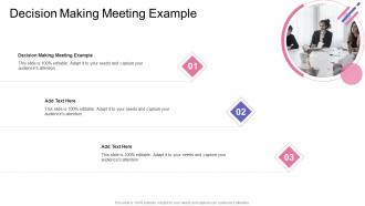 Decision Making Meeting Example In Powerpoint And Google Slides Cpb