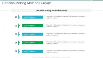 Decision Making Methods Groups In Powerpoint And Google Slides Cpb