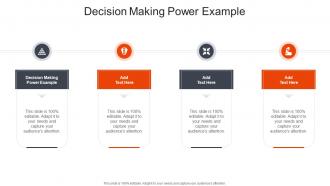 Decision Making Power Example In Powerpoint And Google Slides Cpb