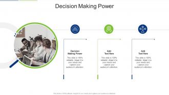 Decision Making Power In Powerpoint And Google Slides Cpb
