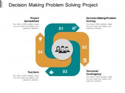 Decision making problem solving project spreadsheet structural contingency cpb