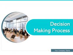 Decision Making Process Considering Options Selecting Alternative Identifying Problem