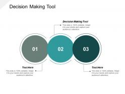 Decision making tool ppt powerpoint presentation infographic template show cpb
