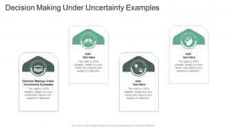 Decision Making Under Uncertainty Examples In Powerpoint And Google Slides Cpb