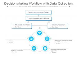 Decision making workflow with data collection ppt powerpoint presentation model ideas