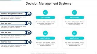 Decision Management Systems In Powerpoint And Google Slides Cpb
