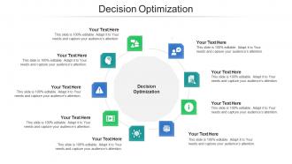 Decision optimization ppt powerpoint presentation professional pictures cpb