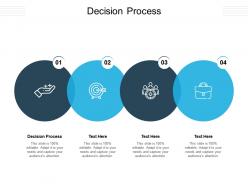 Decision process ppt powerpoint presentation file graphics template cpb