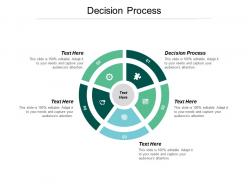 Decision process ppt powerpoint presentation gallery background designs cpb