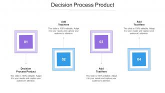 Decision Process Product Ppt Powerpoint Presentation Slides Slideshow Cpb