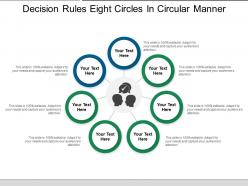 Decision Rules Eight Circles In Circular Manner