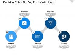 Decision Rules Zig Zag Points With Icons