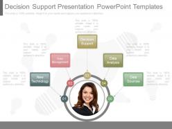 Decision Support Presentation Powerpoint Templates
