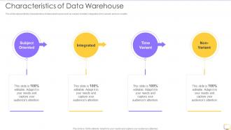 Decision Support System DSS Characteristics Of Data Warehouse