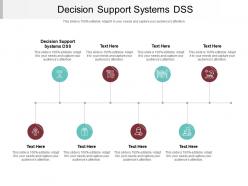Decision support systems dss ppt powerpoint presentation inspiration example file cpb