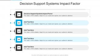 Decision Support Systems Impact Factor In Powerpoint And Google Slides Cpb