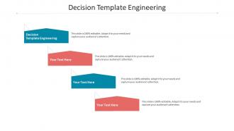 Decision template engineering ppt powerpoint presentation portfolio vector cpb
