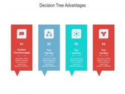 Decision tree advantages ppt powerpoint presentation infographics files cpb