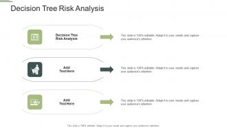 Decision Tree Risk Analysis In Powerpoint And Google Slides Cpb