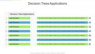 Decision Trees Applications In Powerpoint And Google Slides Cpb