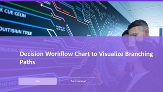 Decision Workflow Chart To Visualize Branching Paths PPT Summary AT