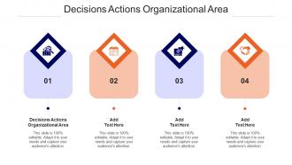 Decisions Actions Organizational Area Ppt Powerpoint Presentation Infographics Images Cpb