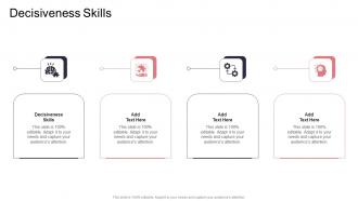 Decisiveness Skills In Powerpoint And Google Slides Cpb