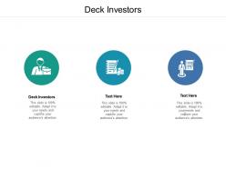 Deck investors ppt powerpoint presentation inspiration example topics cpb
