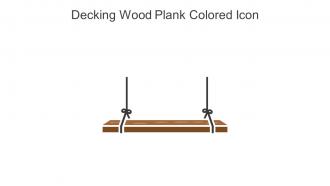 Decking Wood Plank Colored Icon In Powerpoint Pptx Png And Editable Eps Format