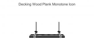 Decking Wood Plank Monotone Icon In Powerpoint Pptx Png And Editable Eps Format