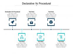 Declarative vs procedural ppt powerpoint presentation infographic template sample cpb