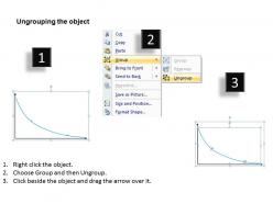 Decline curve powerpoint template slide