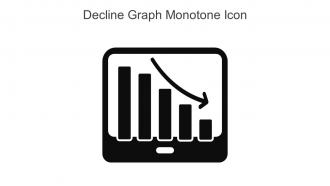 Decline Graph Monotone Icon In Powerpoint Pptx Png And Editable Eps Format