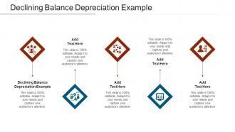 Declining Balance Depreciation Example Ppt Powerpoint Presentation Show Sample Cpb