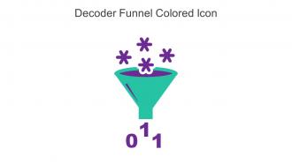 Decoder Funnel Colored Icon In Powerpoint Pptx Png And Editable Eps Format