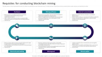 Decoding Blockchain Mining Requisites For Conducting Blockchain Mining BCT SS V