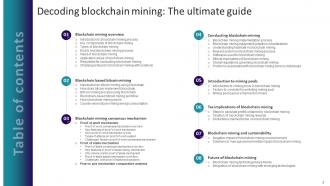Decoding Blockchain Mining The Ultimate Guide BCT CD V Professionally Unique